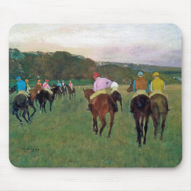 Longchamp Race Horse, Edgar Degas Mouse Mat (Front)
