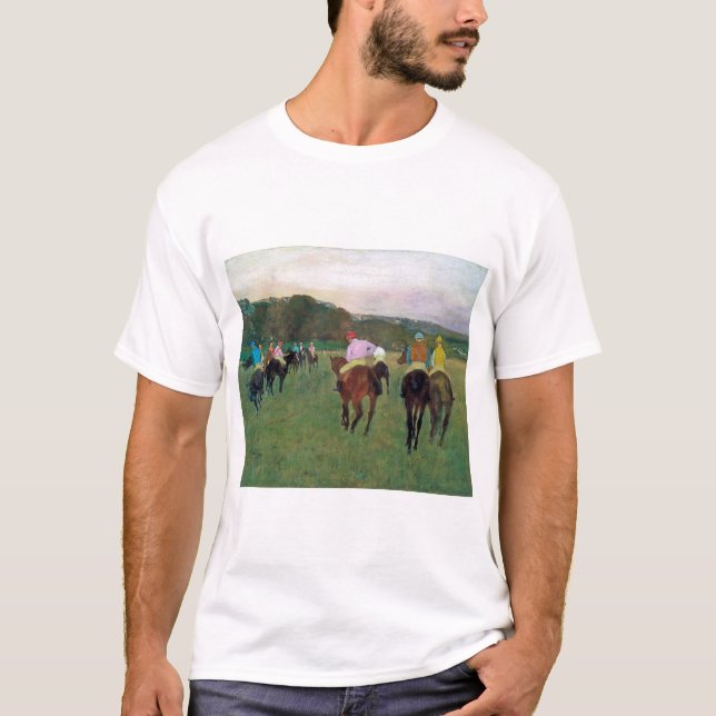 Longchamp Race Horse, Edgar Degas T-Shirt (Front)