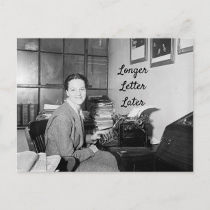 Longer Letter Later Postcard