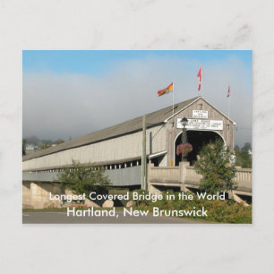 Longest Covered Bridge in the Worl... Postcard