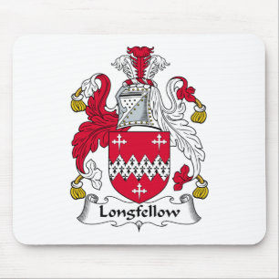 Longfellow Family Crest Mouse Mat