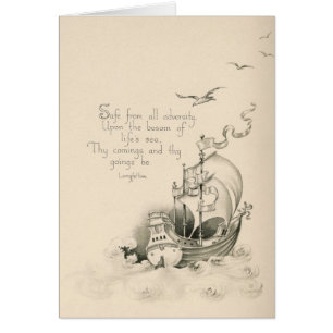 Longfellow Poem From a 1921 Book