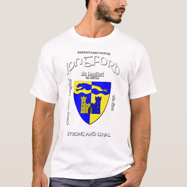 Longford Ireland Crest T-Shirt (Front)