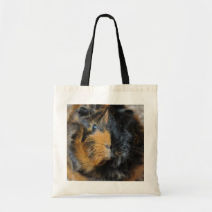 Longhair, Brindle, Rosette, Guinea Pig Face Tote Bag
