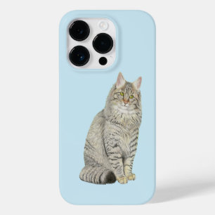 Longhair Tabby Cat Case-Mate iPhone 14 Pro Case