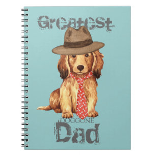Longhaired Dachshund Dad Notebook
