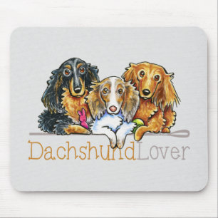 Longhaired Dachshund Lover Mouse Mat
