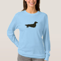 Longhaired Dachshund Silhouette | Wiener Dog