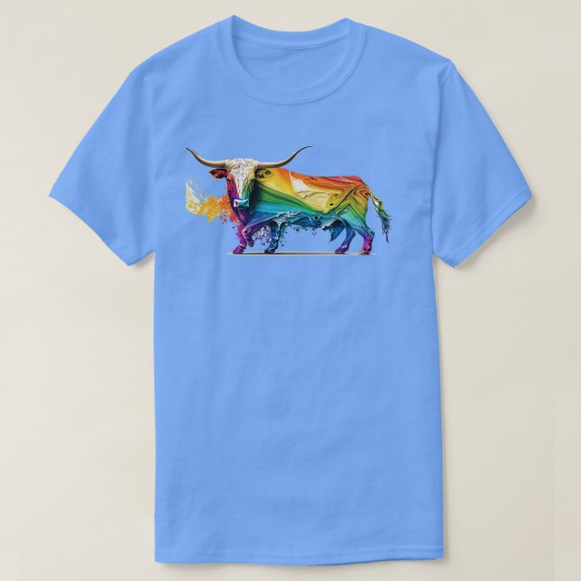 Longhorn Bull T-Shirt (Design Front)