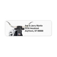 longhorn cow black and white photography