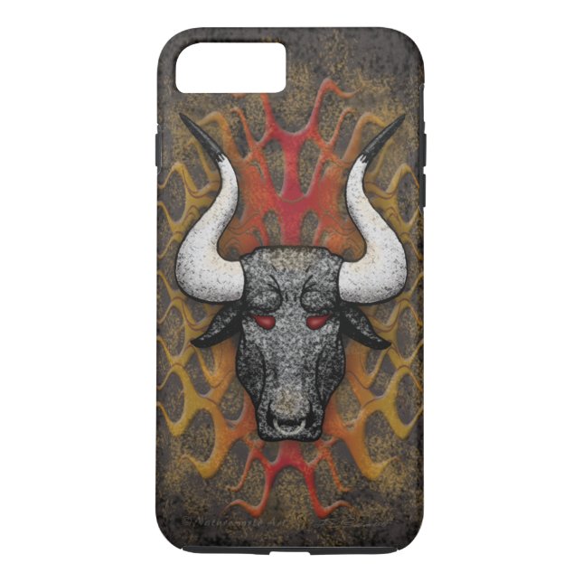 Longhorn Diablo iPhone 7 Plus, Tough Case (Back)