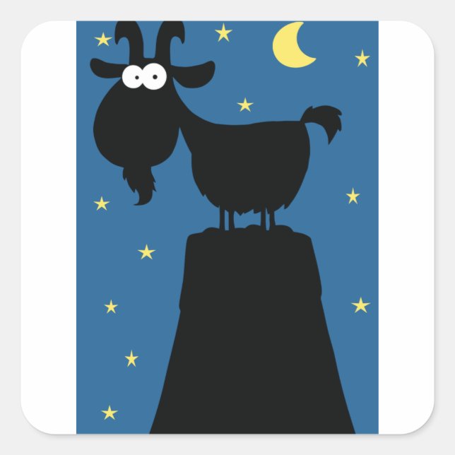 Longhorn Goat Stickers (Front)