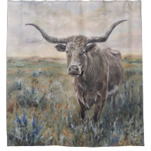 "Longhorn" Hand painted