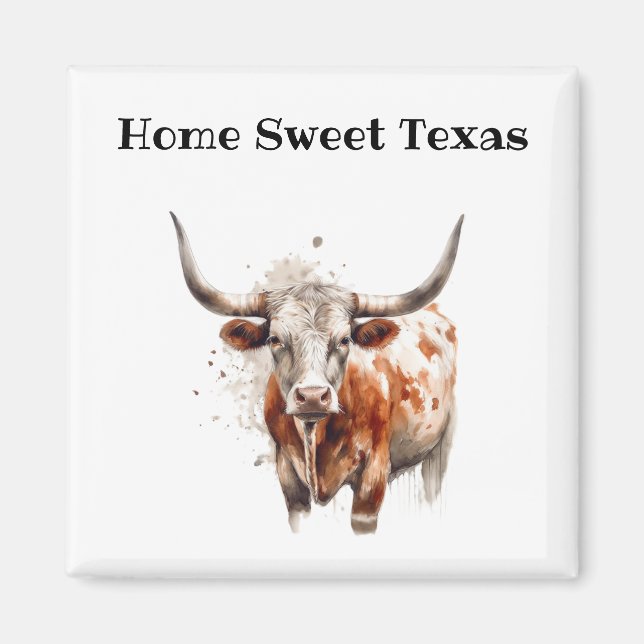Longhorn Legacy, custom   Magnet (Front)
