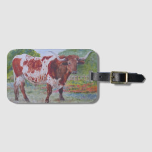 Longhorn Luggage Tag