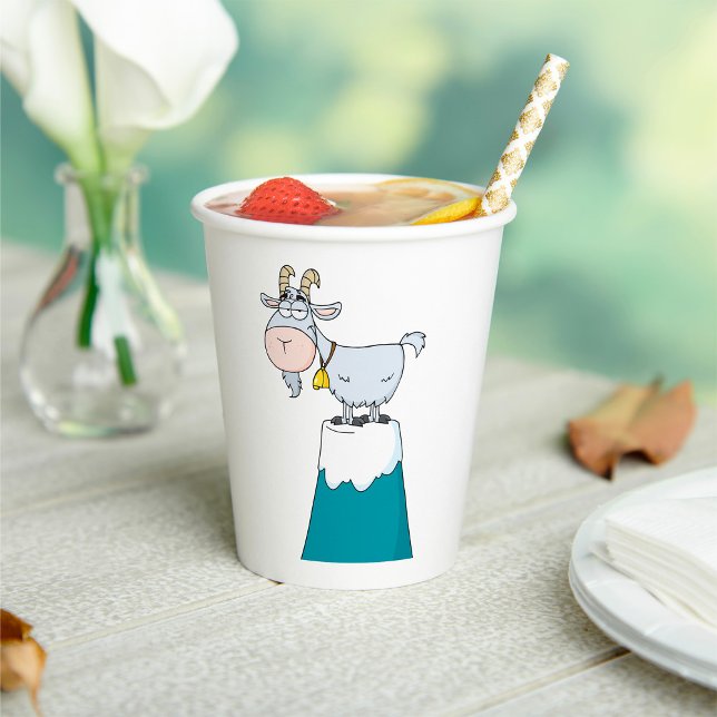 Longhorn Mountain Goat Paper Cups (Creator Uploaded)