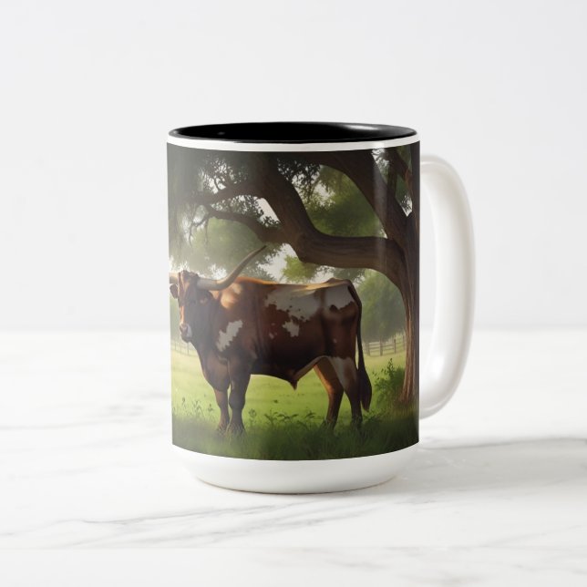 Longhorn Mug (Front Right)