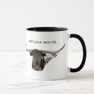 Longhorn Mug-customise Mug