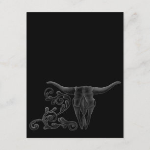 'Longhorn Scroll' Invitation