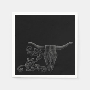 'Longhorn Scroll' Napkins