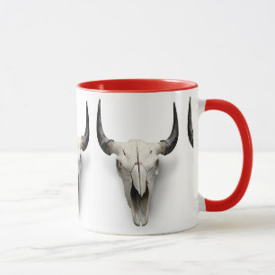 Longhorn Skull Mug