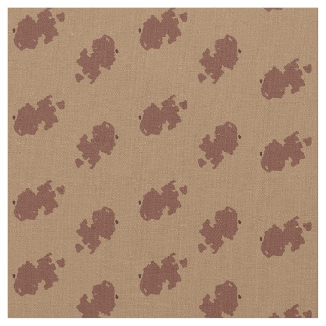 Longhorn Steer Hide Print Background Western Print Fabric (Close Up)