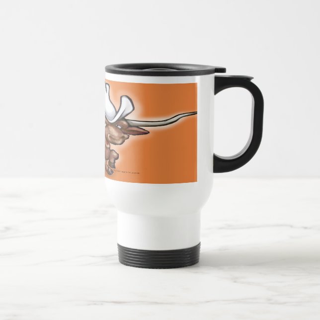 Longhorn Travel Mug (Right)