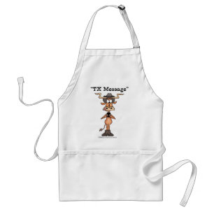 Longhorn TX Message Standard Apron