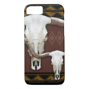 Longhorn Western Skull iPhone 7 Case