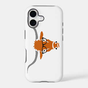 Longhorn with Hipster Glasses