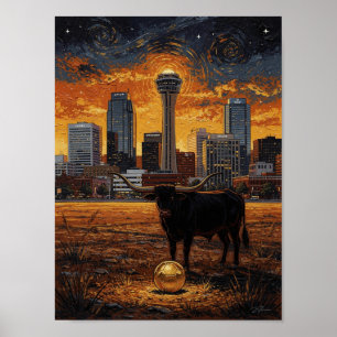 Longhorn World Cup 2026 Soccer  — Fine Art  Poster
