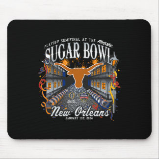 Longhorns Sugar Bowl 2024 Cfp Semi Football Nola  Mouse Mat