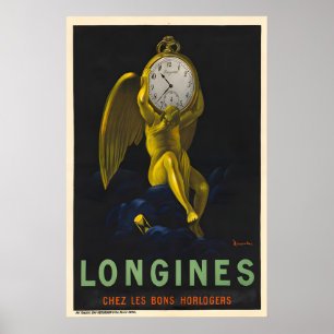 Longines Watch Poster - Cappiello Poster