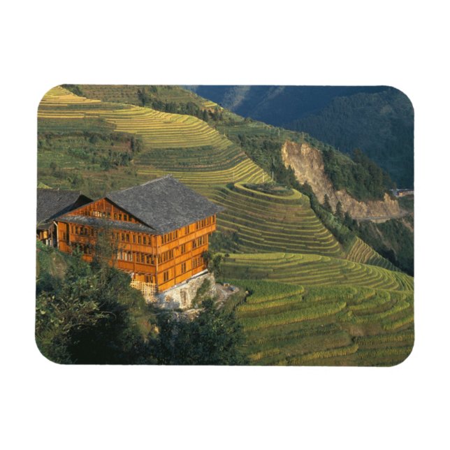 Longji, Guangxi Province, China Magnet (Horizontal)