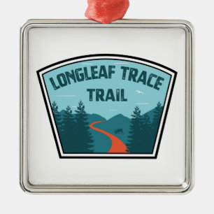 Longleaf Trace Trail Metal Tree Decoration