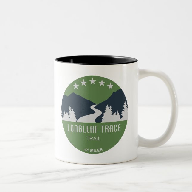 Longleaf Trace Trail Two-Tone Coffee Mug (Right)