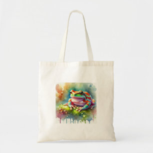 Longlegged frog 151024AREF124 - Watercolor Tote Bag