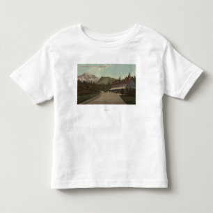 Longmire Springs, WA - View of National Park Inn Toddler T-Shirt