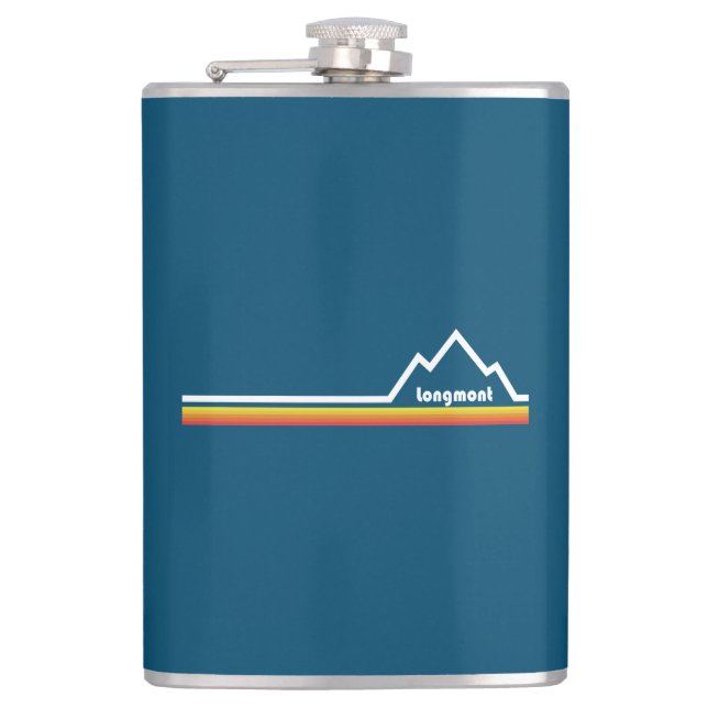 Longmont, Colorado Hip Flask (Front)