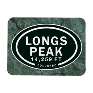 Longs Peak 14,259 FT Colorado Rocky Mountains Magnet