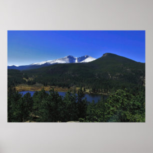 Longs Peak and Estes Cone Poster