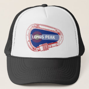 Longs Peak Climbing Carabiner Trucker Hat