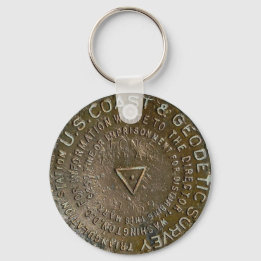 Longs Peak Colorado Fourteener Benchmark Key Ring