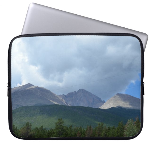 Longs Peak Colorado Laptop Sleeve (Front)