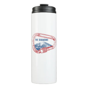 Longs Peak Diamond Rock Climbing Carabiner Thermal Tumbler
