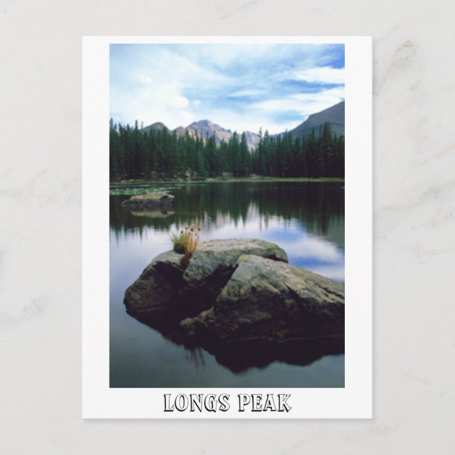 longs peak, Longs Peak Postcard (Front)