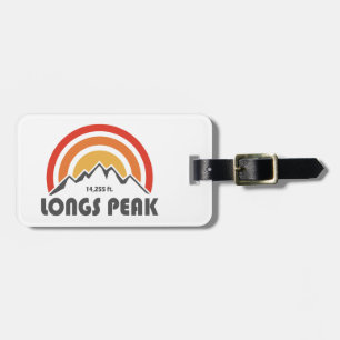 Longs Peak Luggage Tag