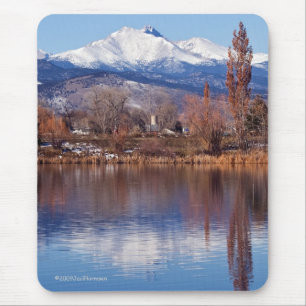 Longs Peak Reflection Mouspad Mouse Mat