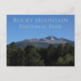 Longs Peak Rocky Mountain National Park Colorado Postcard