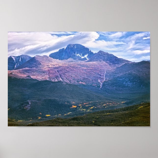 Longs Peak, Rocky Mountain National Park, Colorado Poster (Front)